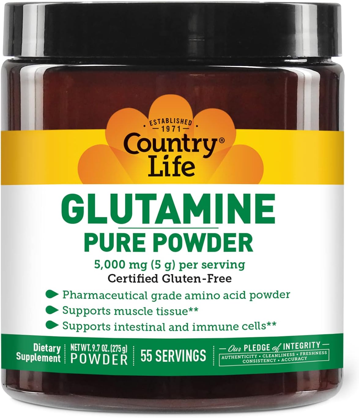 Glutamine Pure Powder 5,000 mg (5 g)