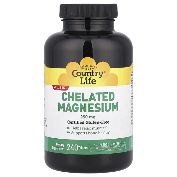 Chelated Magnesium, 250 mg