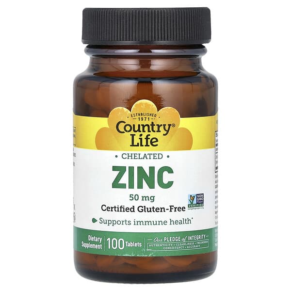 Chelated Zinc, 50 mg