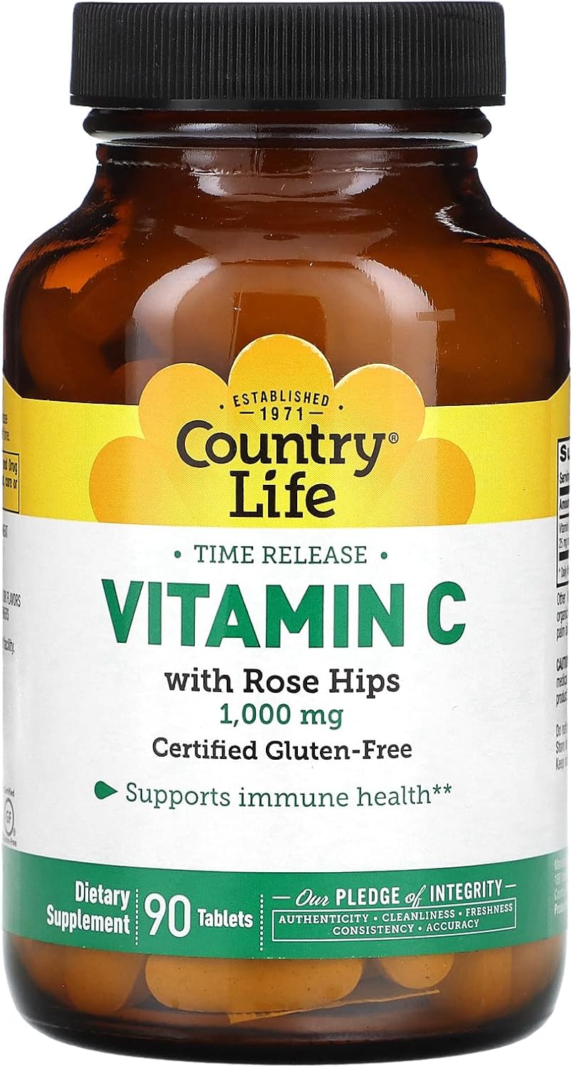 Time Release Vitamin C With Rose Hips 1000 mg