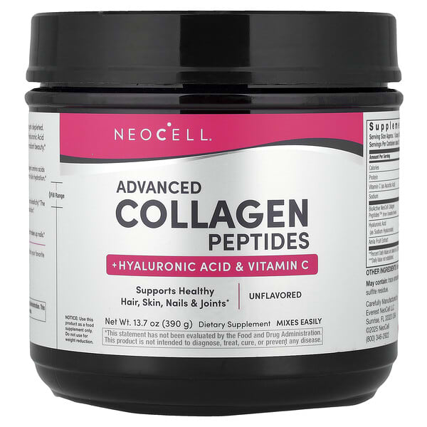Advanced Collagen Peptides, Unflavored, 13.7 oz (390 g)