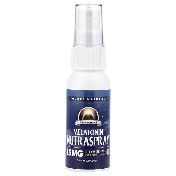 Sleep Science®, Melatonin NutraSpray, Orange, 2 fl oz (59.14 ml)