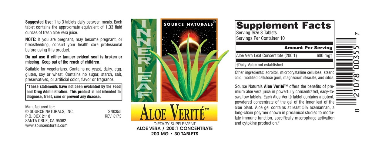 Aloe Verite 200 mg
