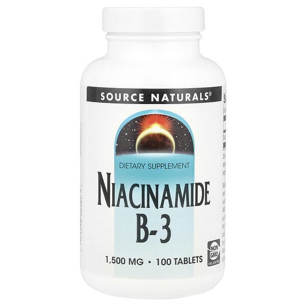 Niacinamide B-3, 1,500 mg