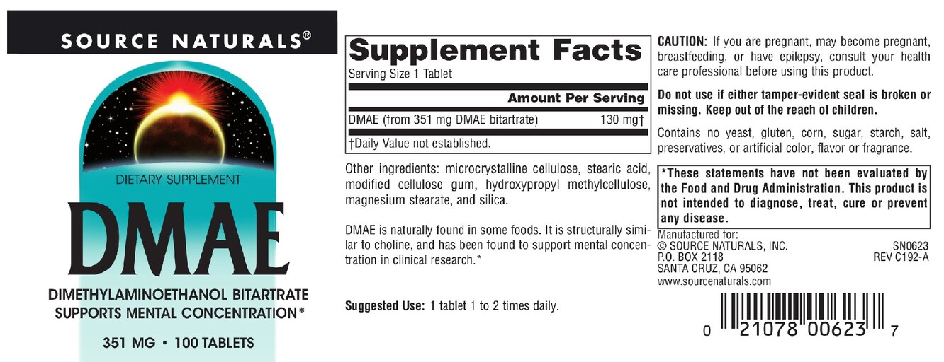 DMAE 351 mg