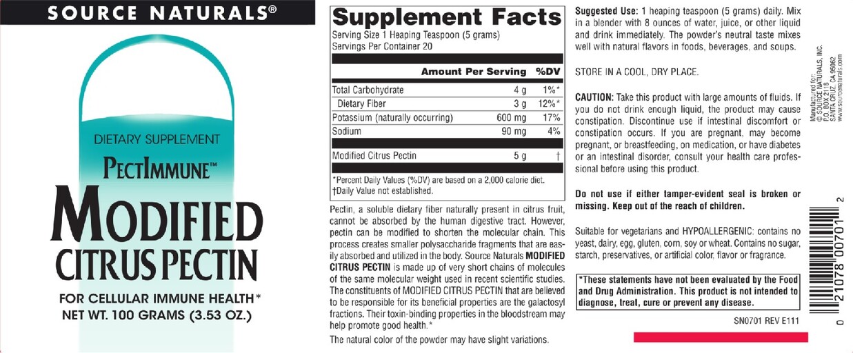 PectImmune Modified Citrus Pectin