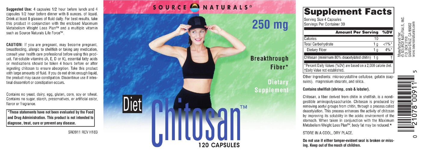 Diet Chitosan 250 mg