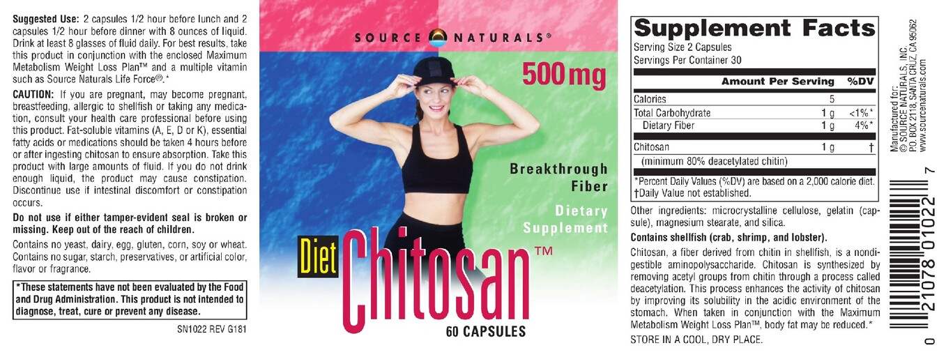 Diet Chitosan 500 mg