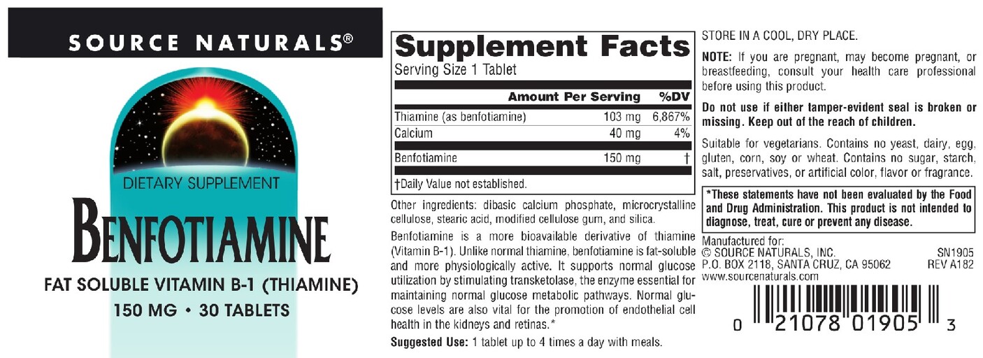 Benfotiamine 150 mg