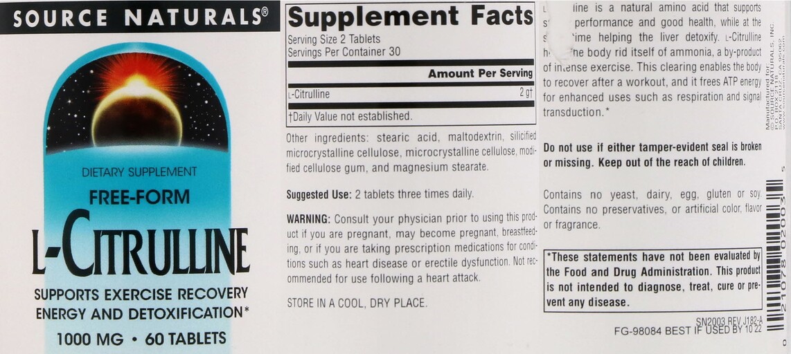 L-Citrulline 1000 mg