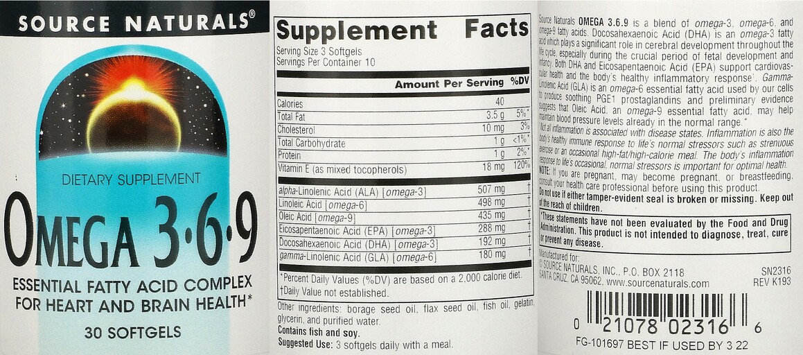 Omega 3-6-9
