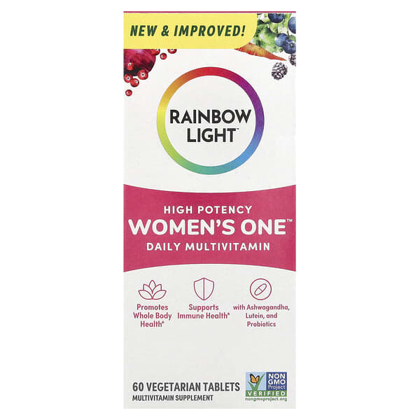 Women's One Daily Multivitamin, High Potency, 60 Vegetarian Tablets