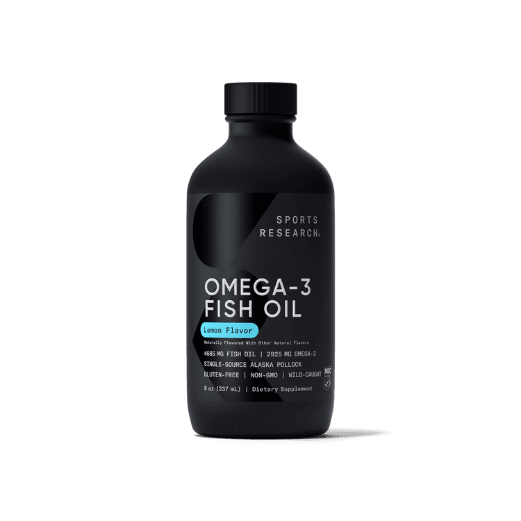 Omega-3 Fish Oil Liquid (Lemon Flavor)