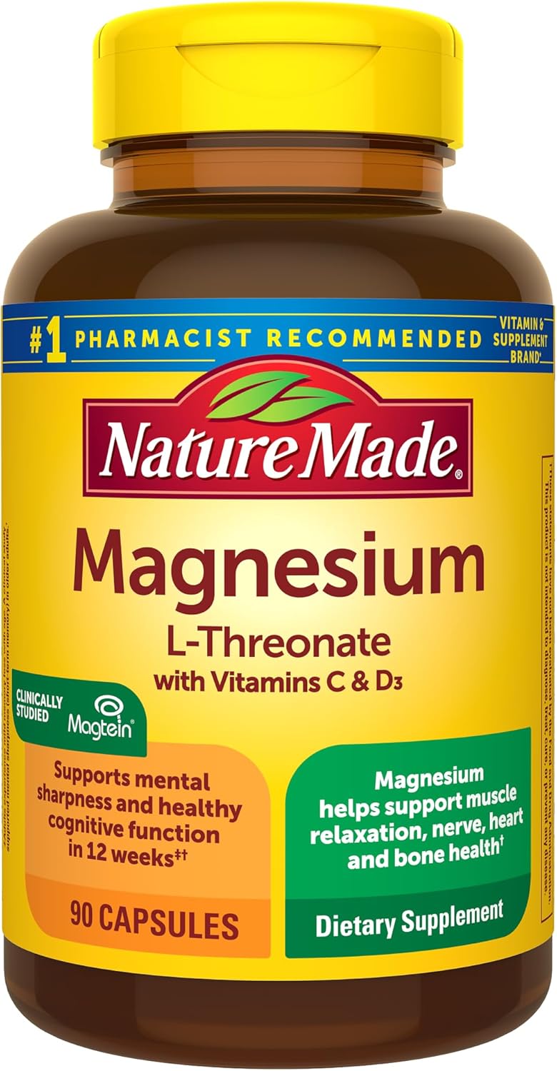 Magnesium L-Threonate with Vitamins C & D3