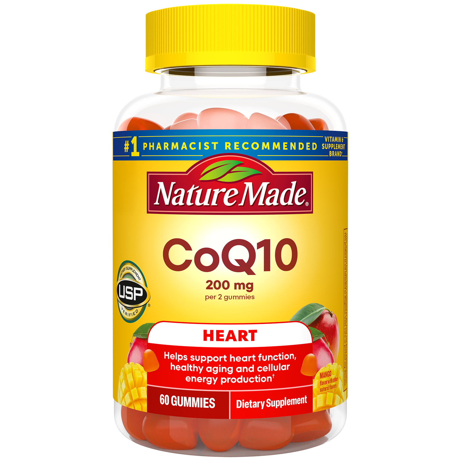 CoQ10 Gummies 200 mg (Mango)