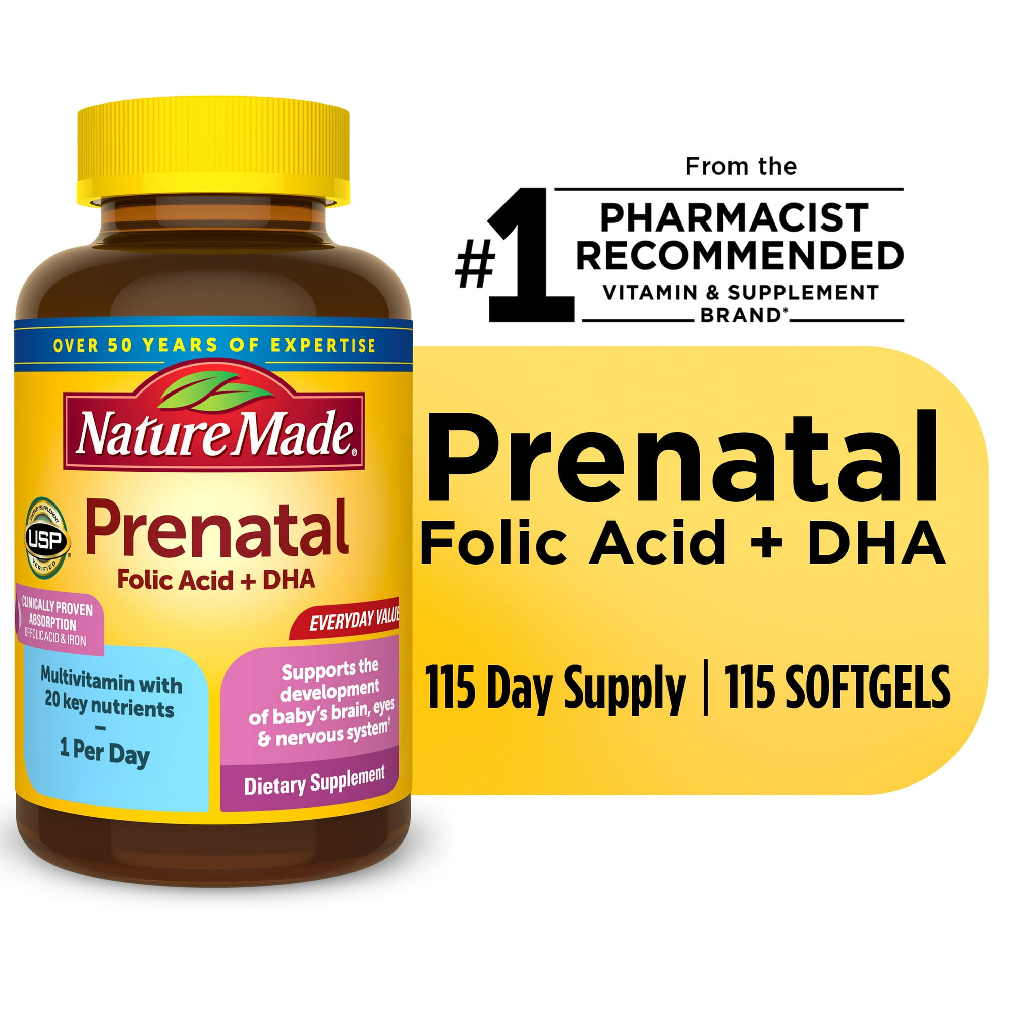 Prenatal with Folic Acid + DHA