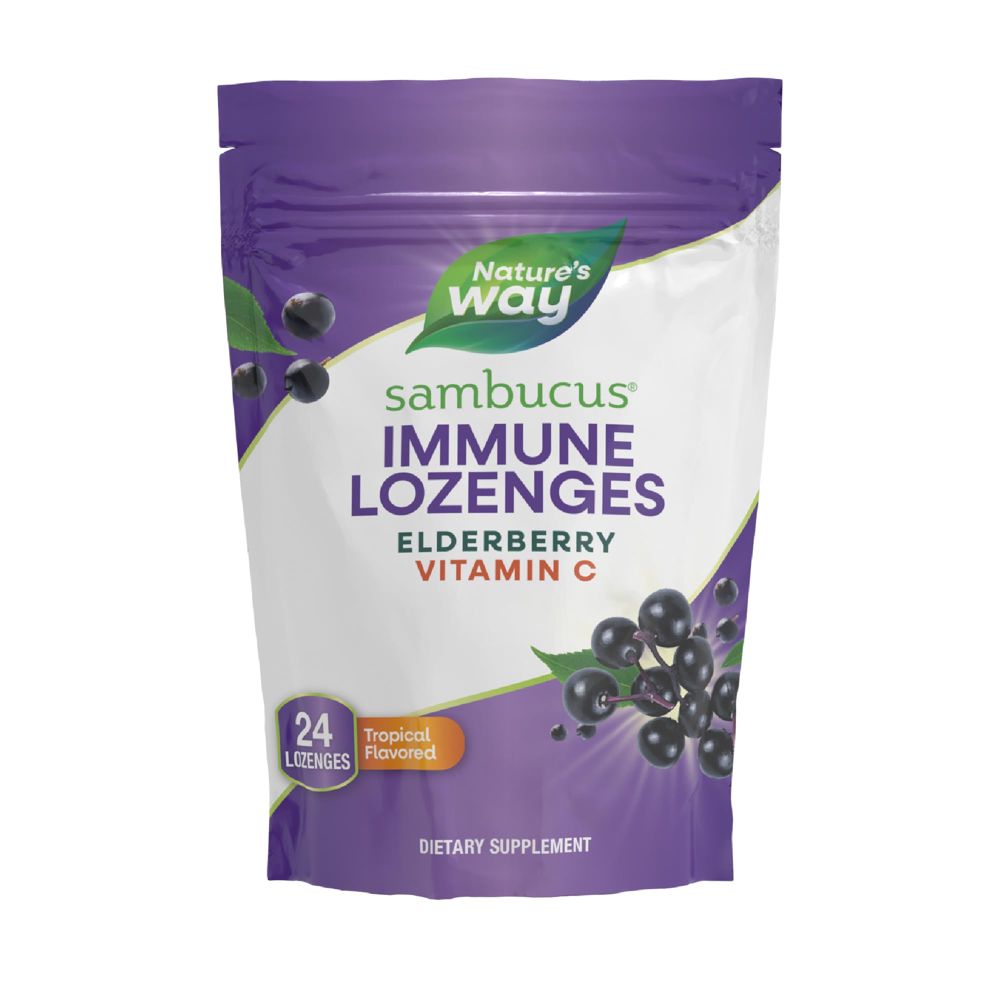 Sambucus Vitamin C Lozenges (Tropical)