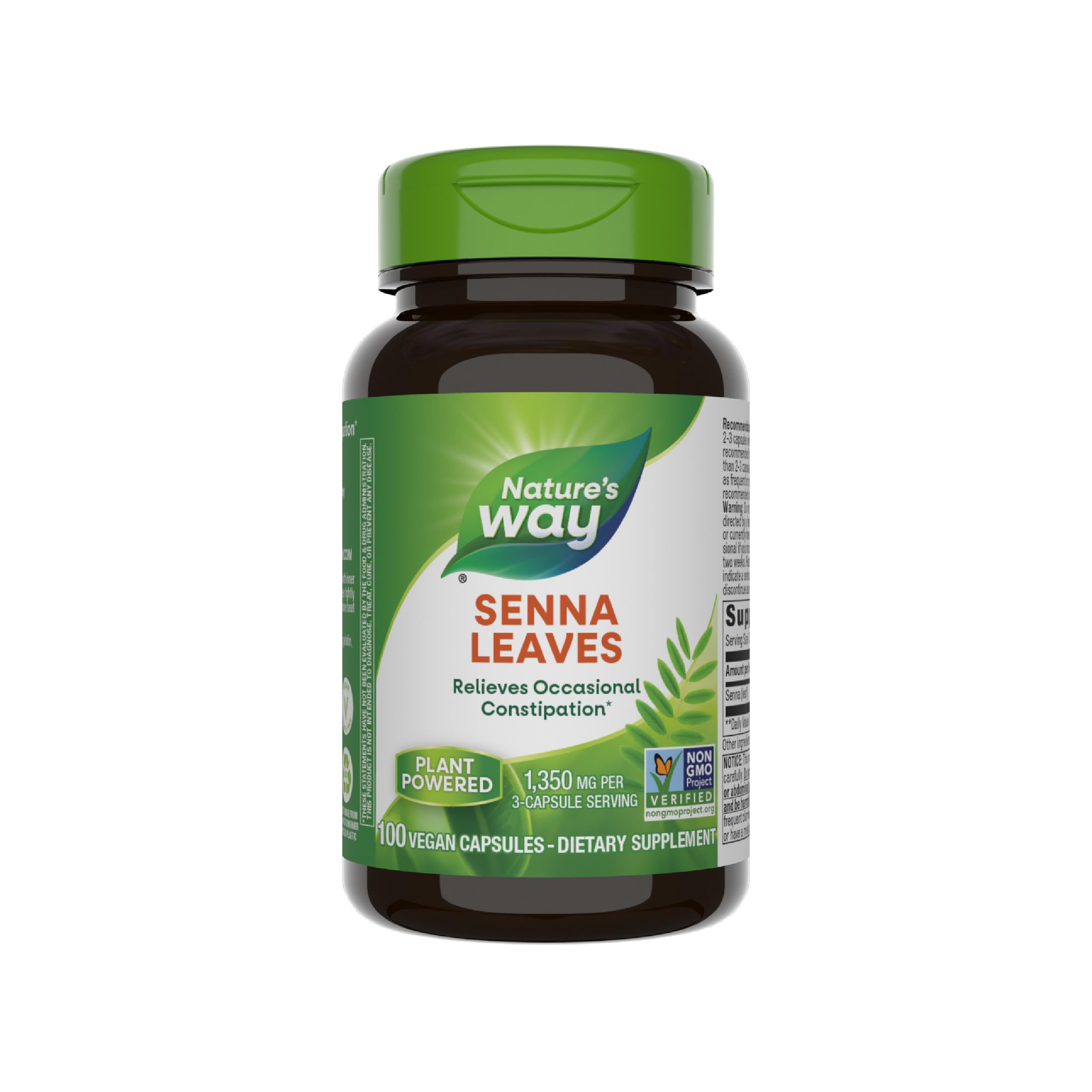 Senna Leaves 1350 mg