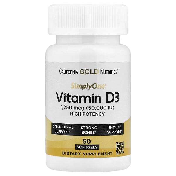 Vitamin D3 1,250 mcg (50,000 IU)