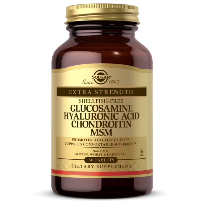 Glucosamine Hyaluronic Acid Chondroitin MSM (Shellfish-Free) Tablets