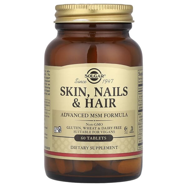 Skin, Nails & Hair, Advanced MSM Formula, 60 Tablets