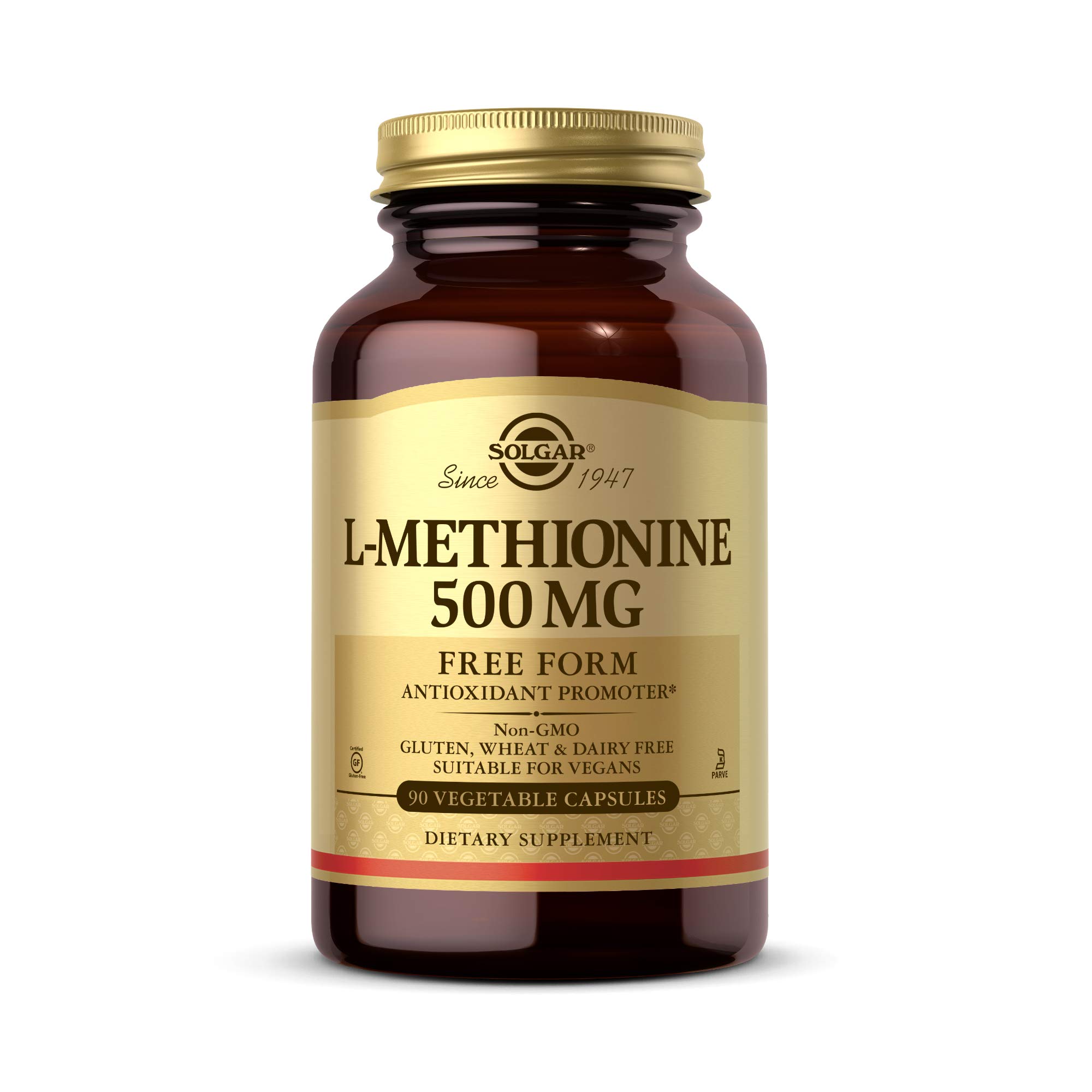 L-Methionine 500 mg Vegetable Capsules