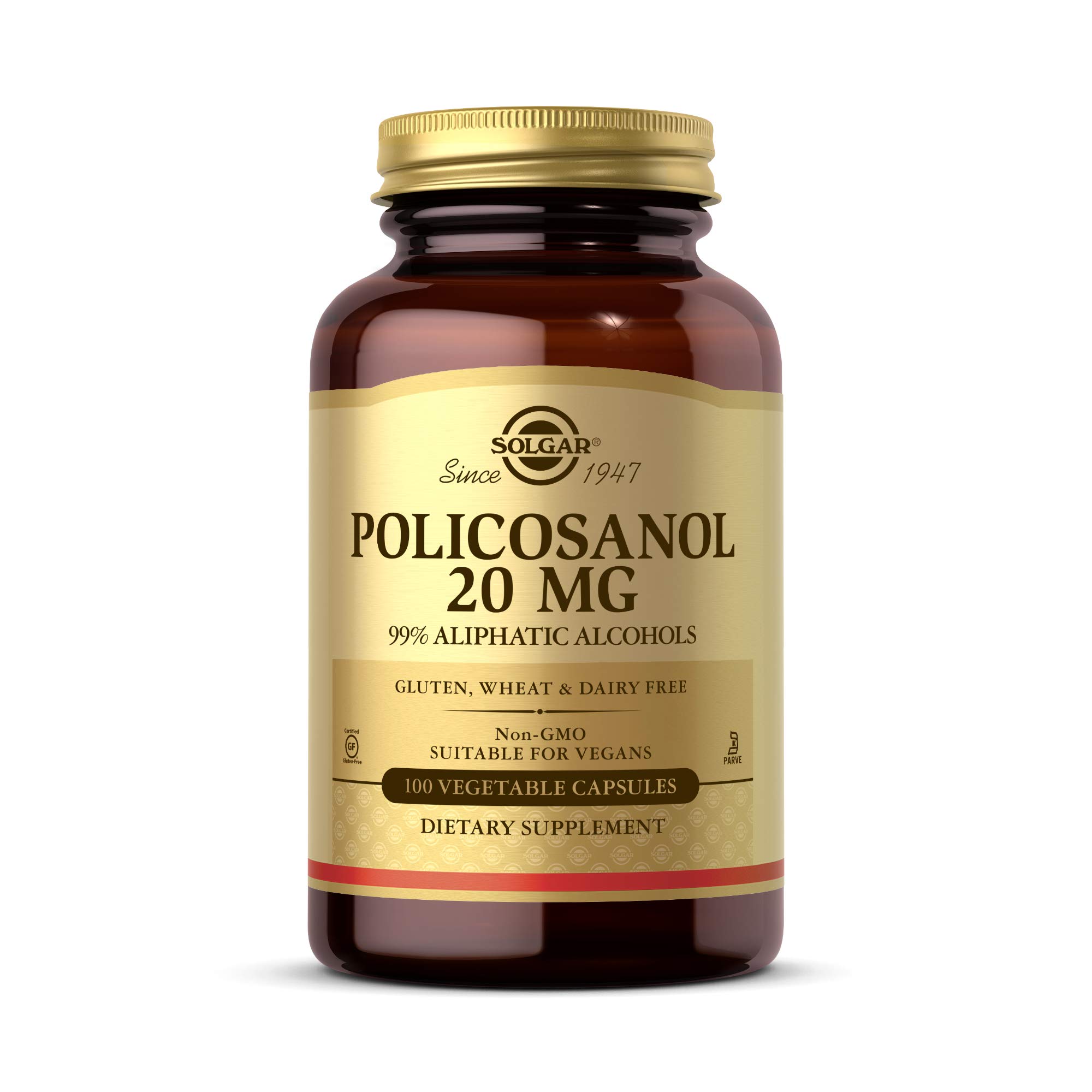 Policosanol 20 mg Vegetable Capsules