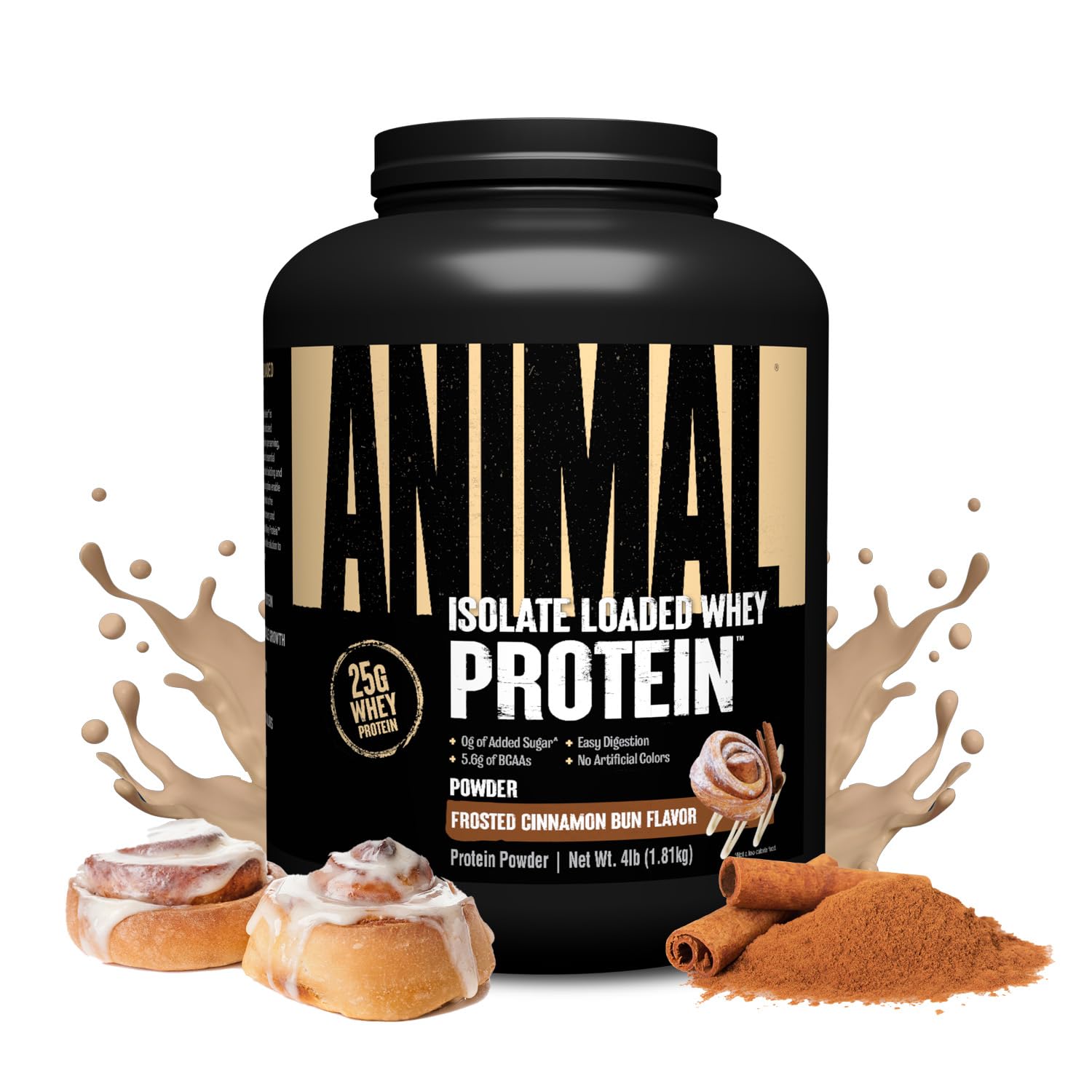 Isolate Loaded Whey Protein Powder (Frosted Cinnamon Bun)