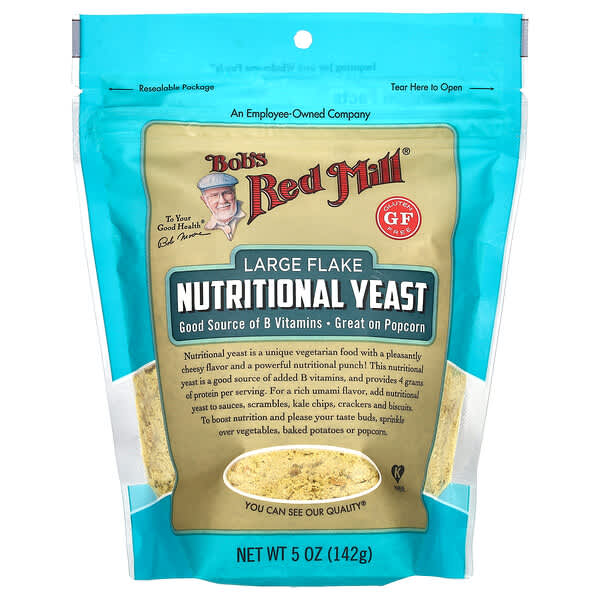 Large Flake Nutritional Yeast, Gluten Free, 5 oz (142 g)
