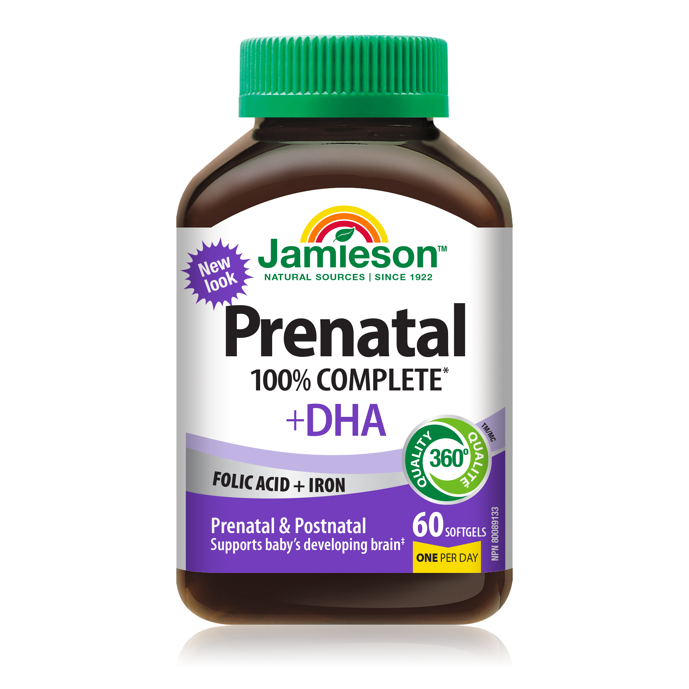 100% Complete Prenatal Multivitamin with DHA