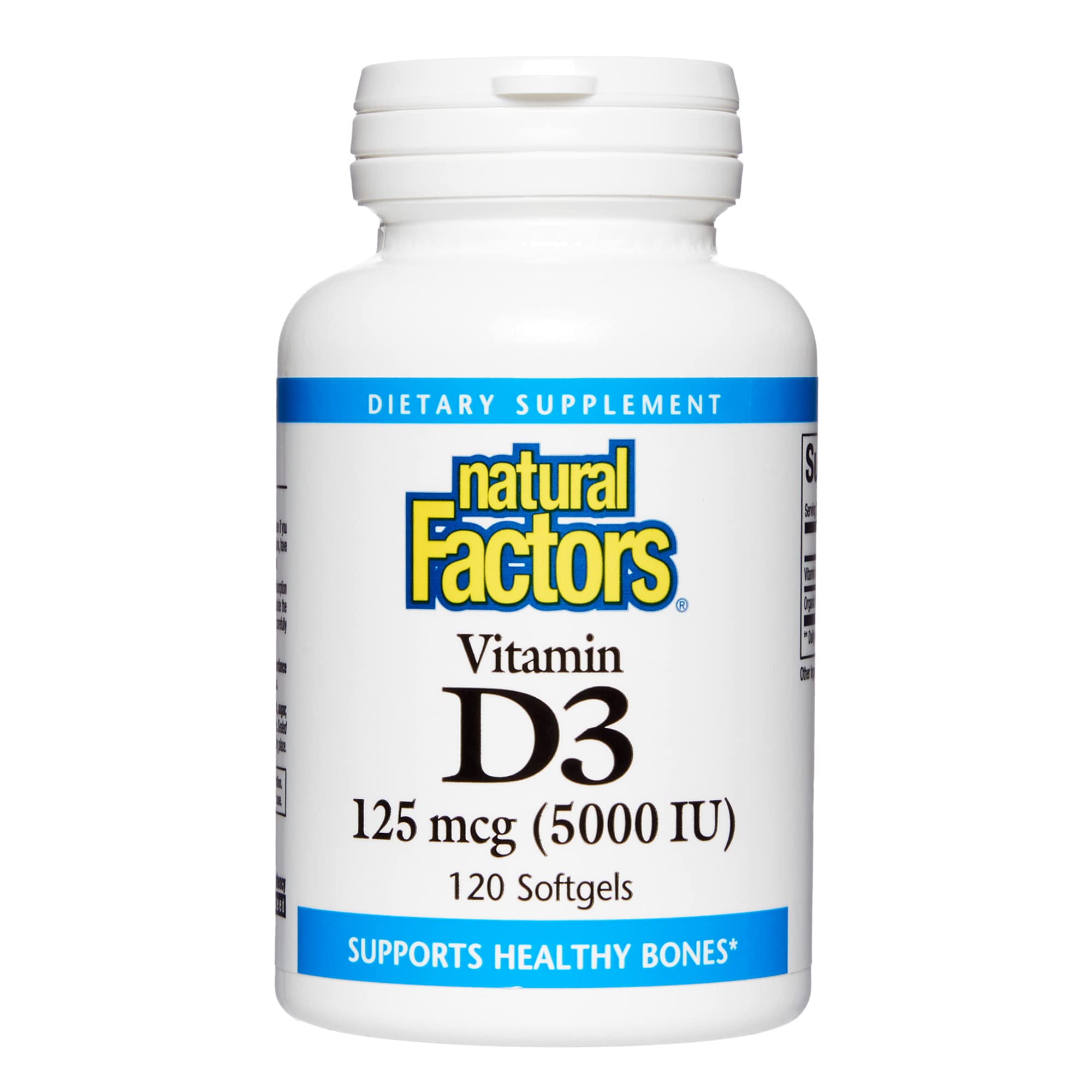 Vitamin D3 125 mcg (5000 IU)
