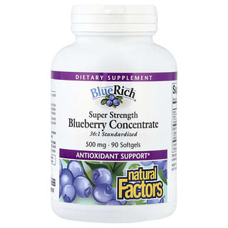 BlueRich Super Strength Blueberry Concentrate 500 mg