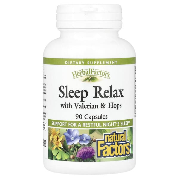 Herbal Factors®, Sleep Relax with Valerian & Hops