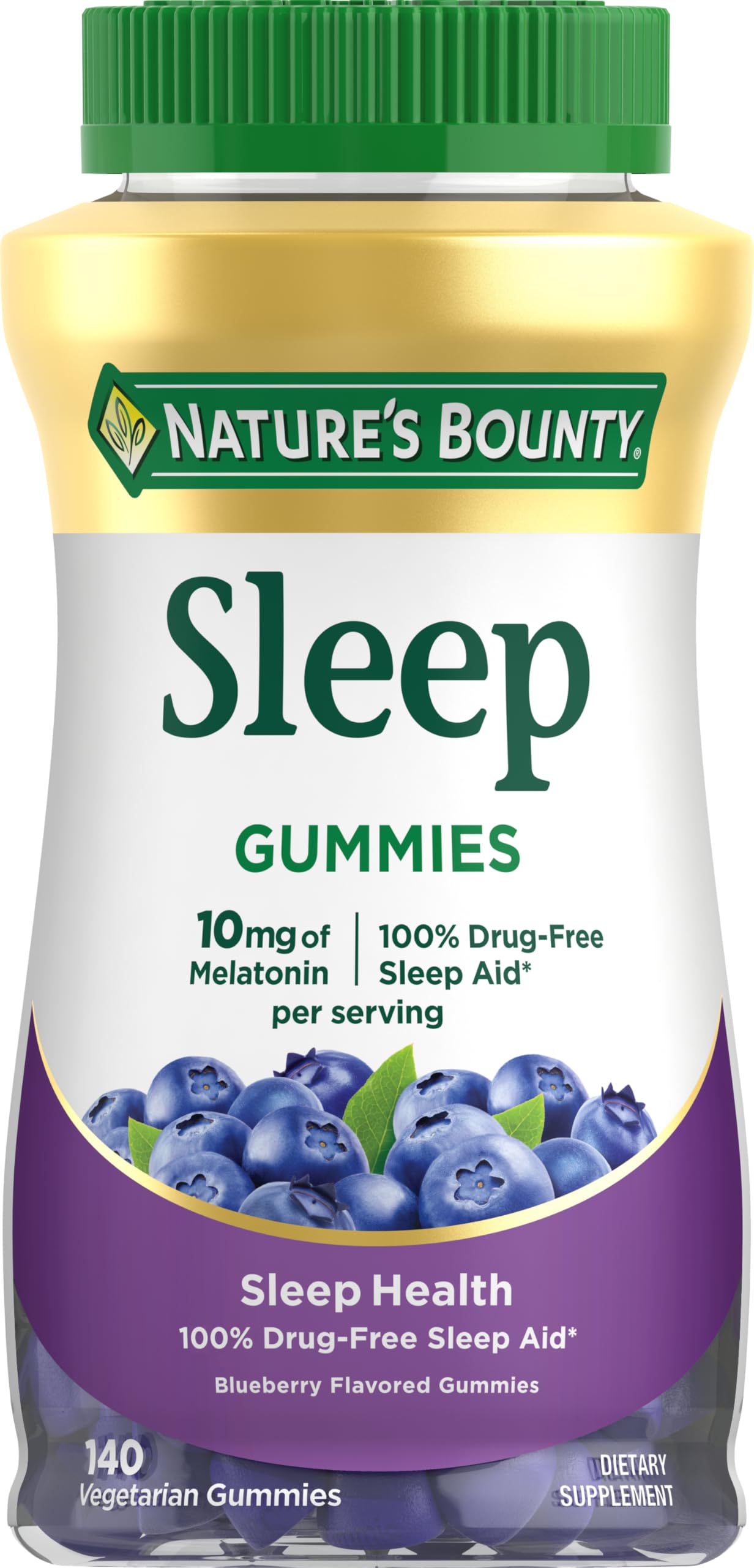 Melatonin Sleep Aid 10 mg (Blueberry)