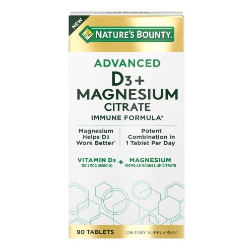 Advanced Vitamin D3 + Magnesium Citrate