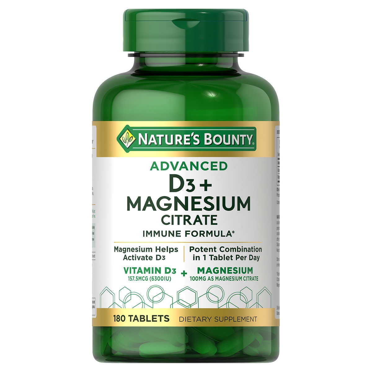 Advanced D3 + Magnesium Citrate Immune Formula