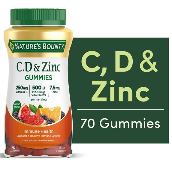 C, D & Zinc Gummies