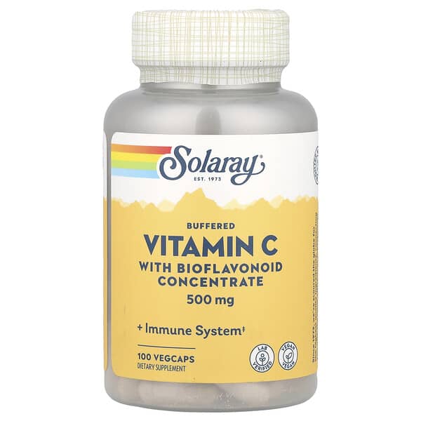 Buffered Vitamin C with Bioflavonoid Concentrate, 500 mg
