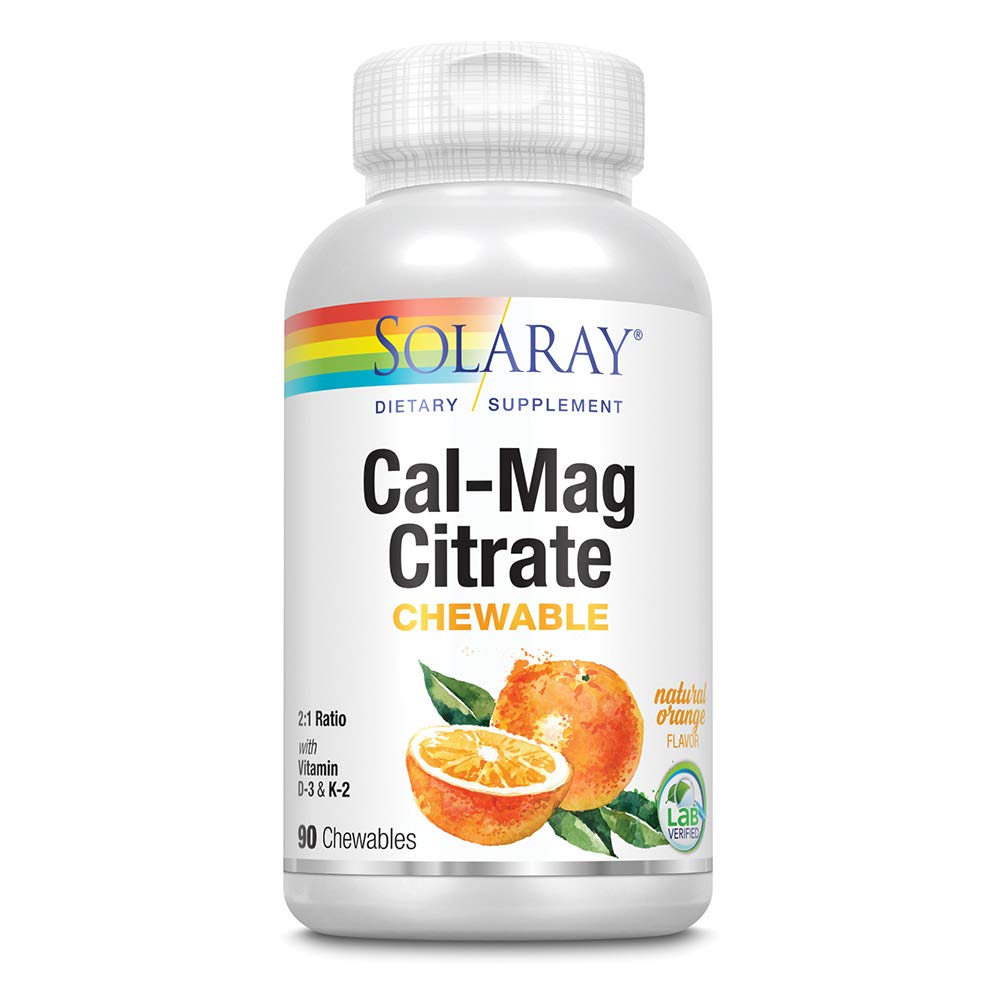 Cal-Mag Citrate Chewable Natural Orange Flavor