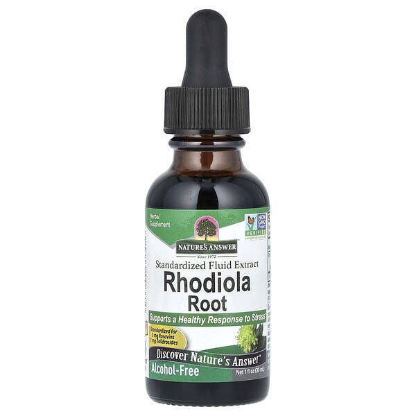 Rhodiola Root, Standardized Fluid Extract, Alcohol-Free, 1,000 mg, 1 fl oz (30 ml)