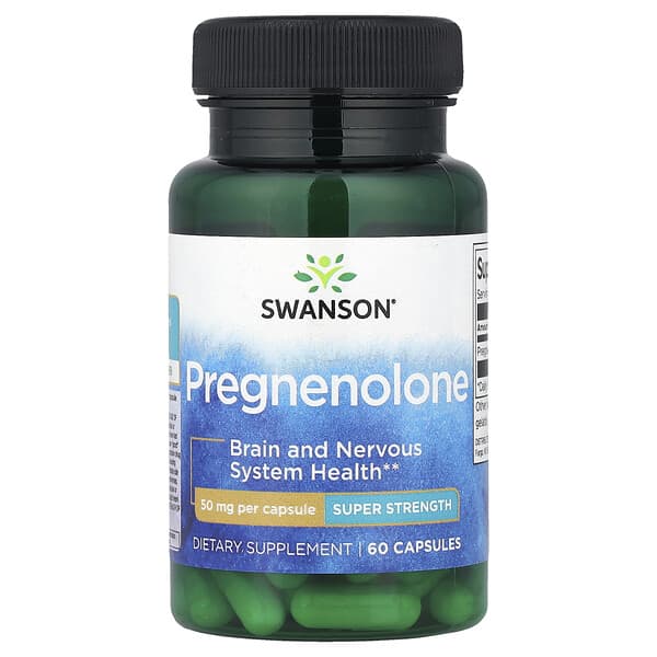 Pregnenolone, Super Strength, 50 mg