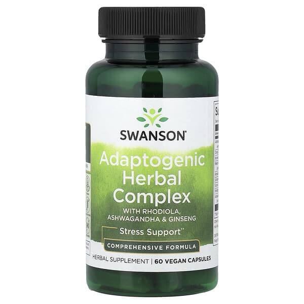 Adaptogenic Herbal Complex with Rhodiola, Ashwagandha & Ginseng