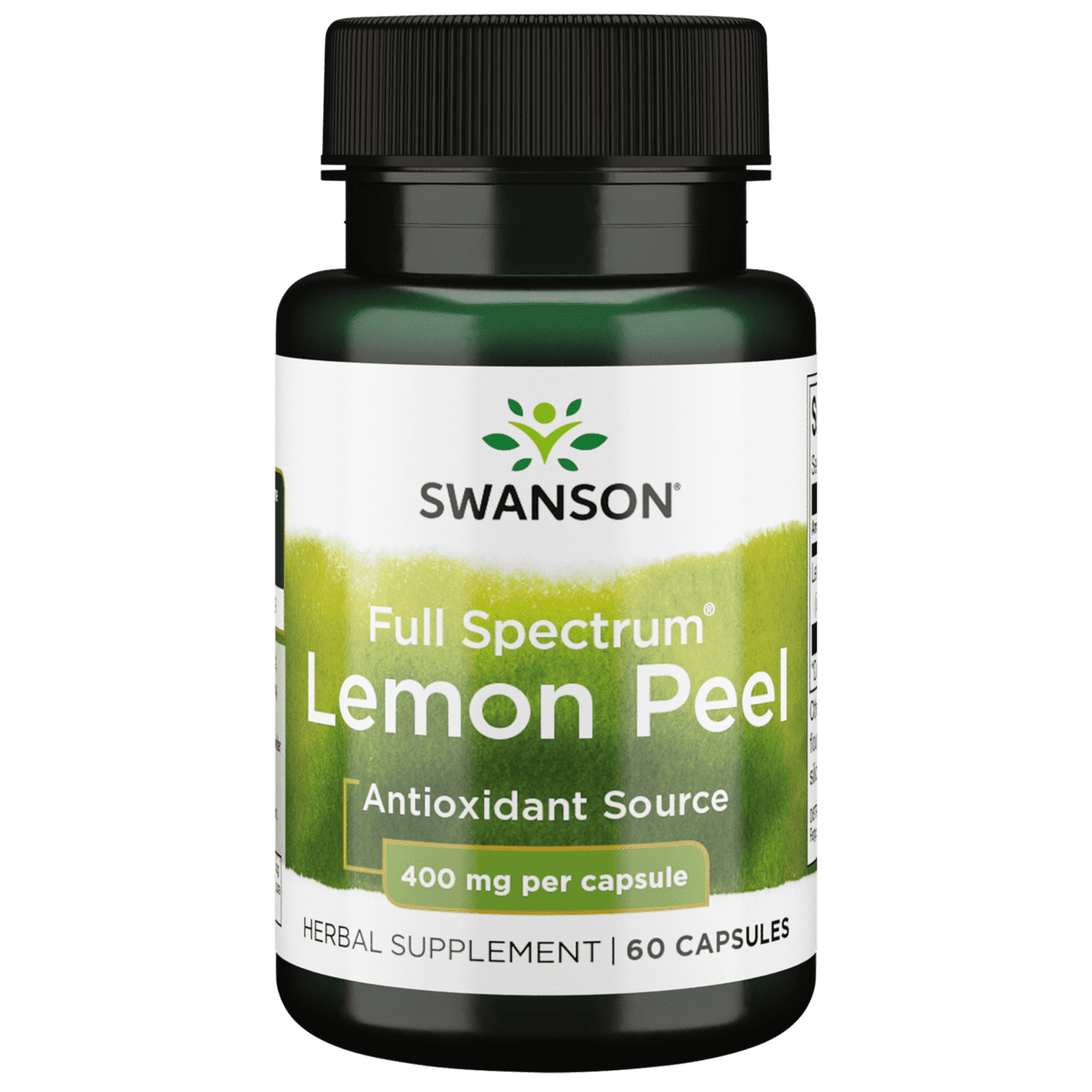 Full Spectrum Lemon Peel, 400 mg, 60 Capsules