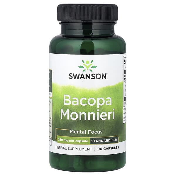 Bacopa Monnieri, 250 mg