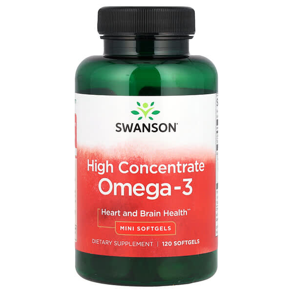 Omega-3, High Concentrate , 120 Mini Softgels