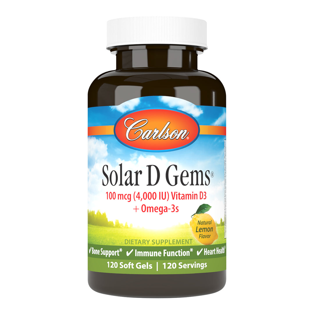 Solar D Gems 4000 IU (100 mcg) (Natural Lemon Flavor)