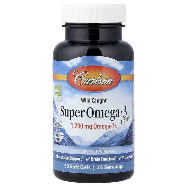 Wild Caught Super Omega-3 Gems®, 50 Soft Gels