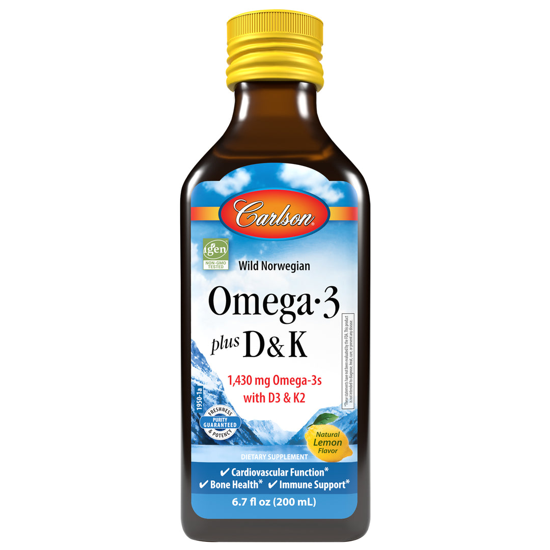 Omega-3 + D & K (Natural Lemon Flavor)