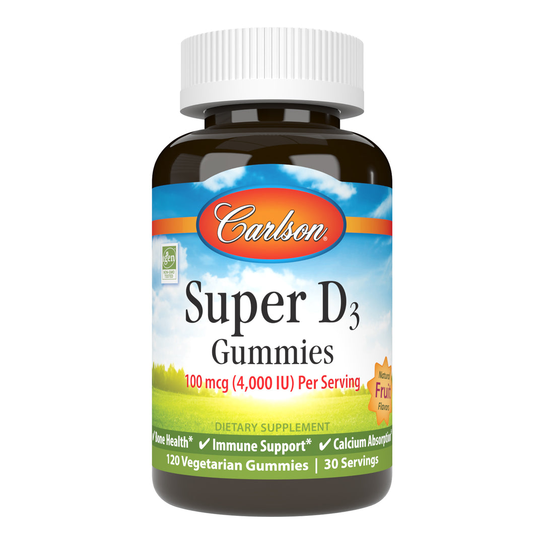 Super D3 Gummies (Natural Fruit Flavors)