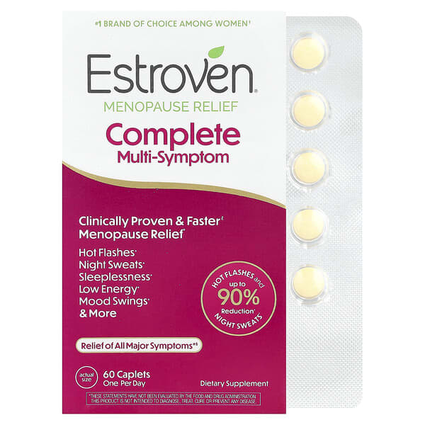 Complete Multi-Symptom Menopause Relief, 60 Caplets